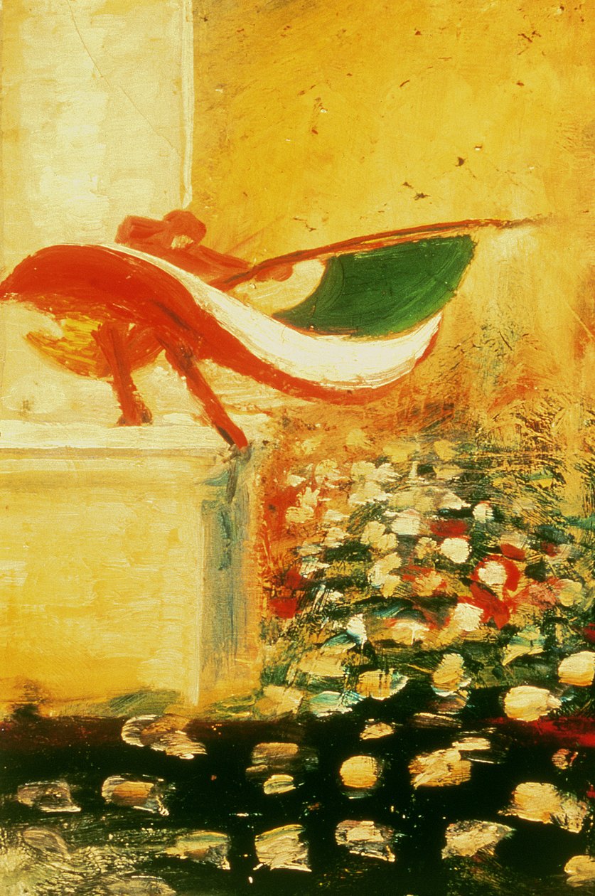 The Intervention, 1915 (óleo no cartão) de Adriana Bisi Fabbri