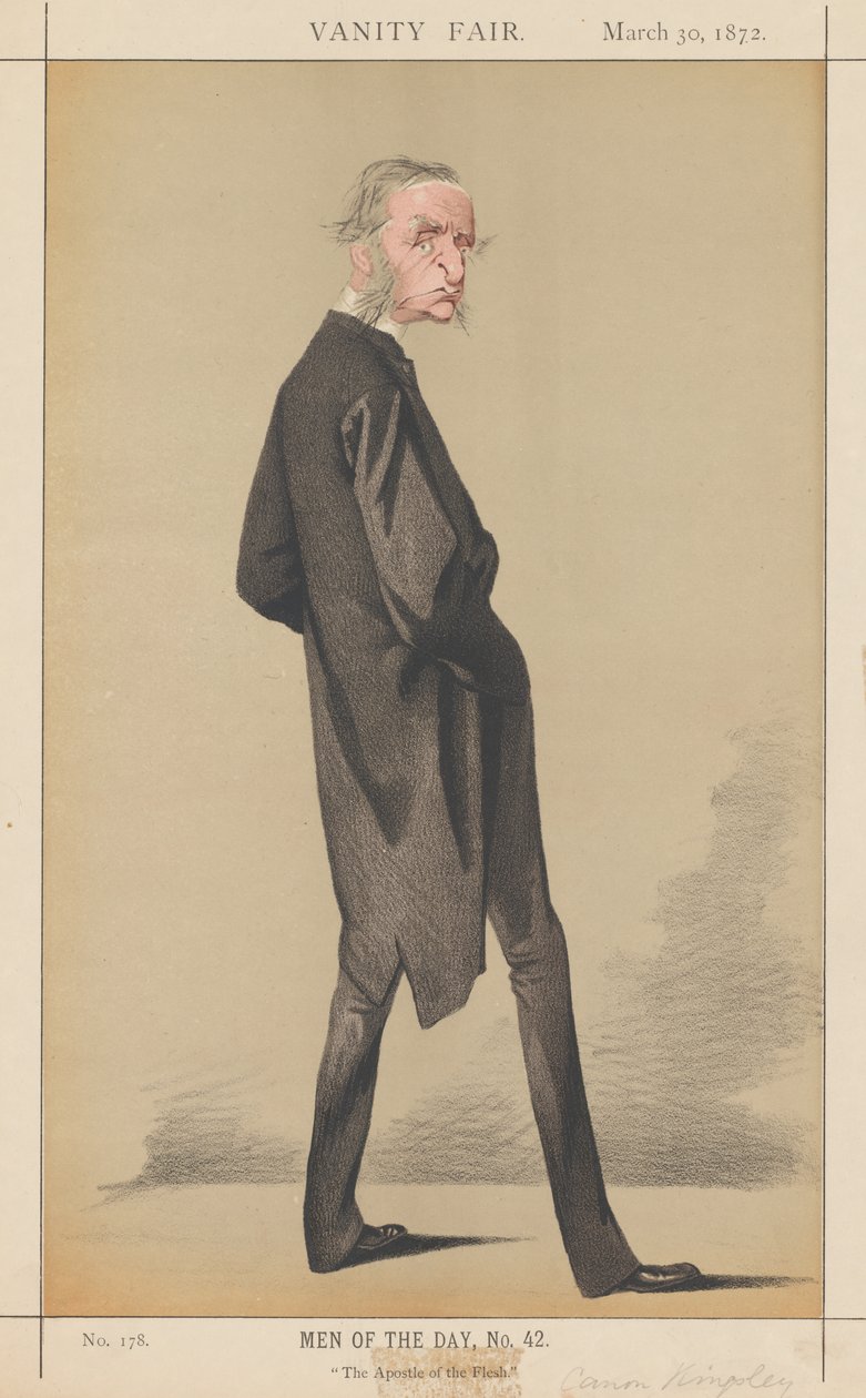 Vanity Fair: Men of the Day, No. 42 "O Apóstolo da Carne" de Adriano Cecioni
