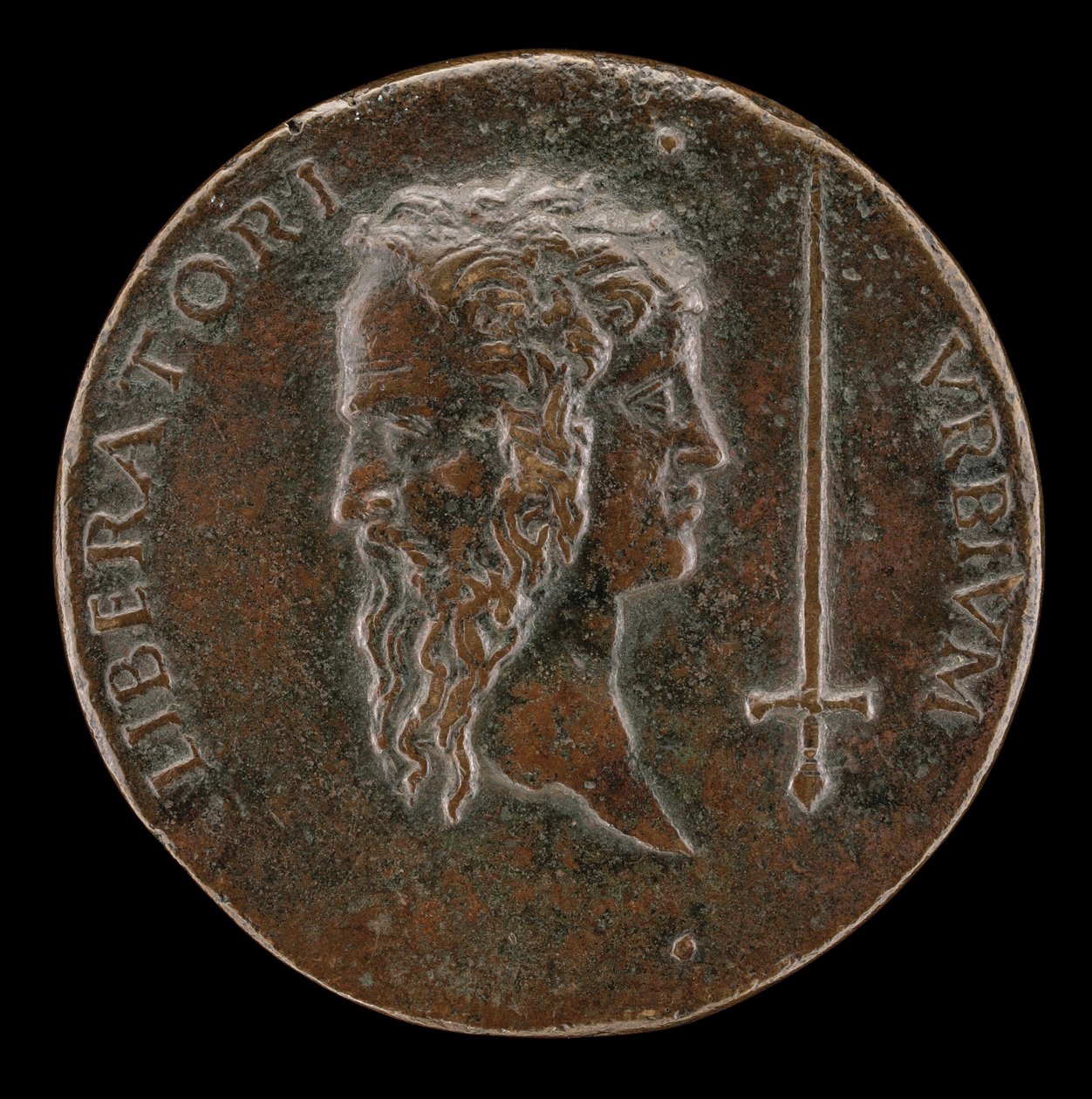 Cabeça Janiforme [reverso], 14951496. de Adriano Fiorentino