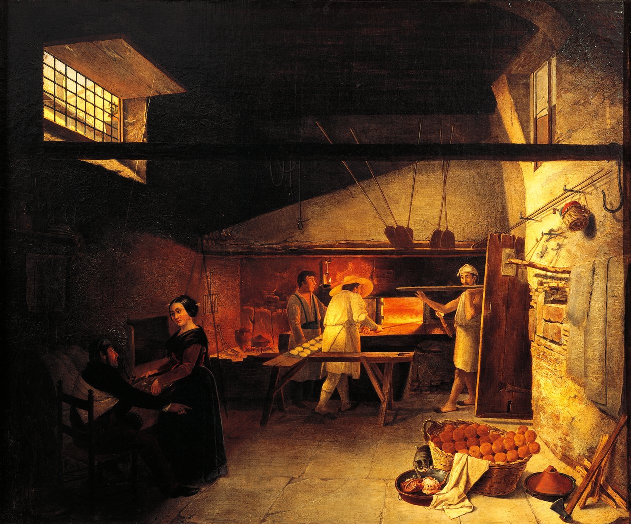 interior da padaria de Adriano Trojani