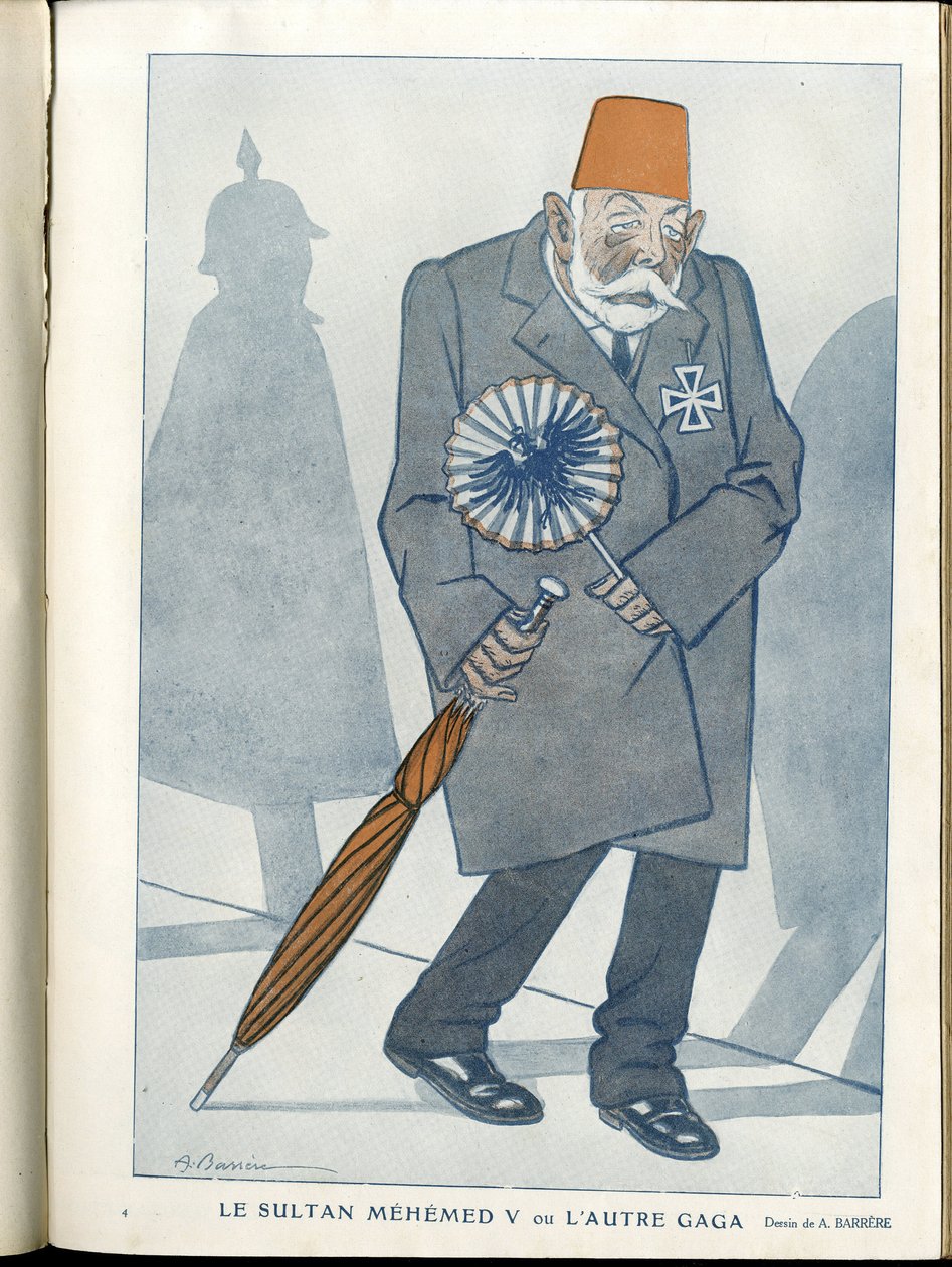 Ilustração de A Barrere (1874-1931) em "Fantasio". de Adrien Barrere
