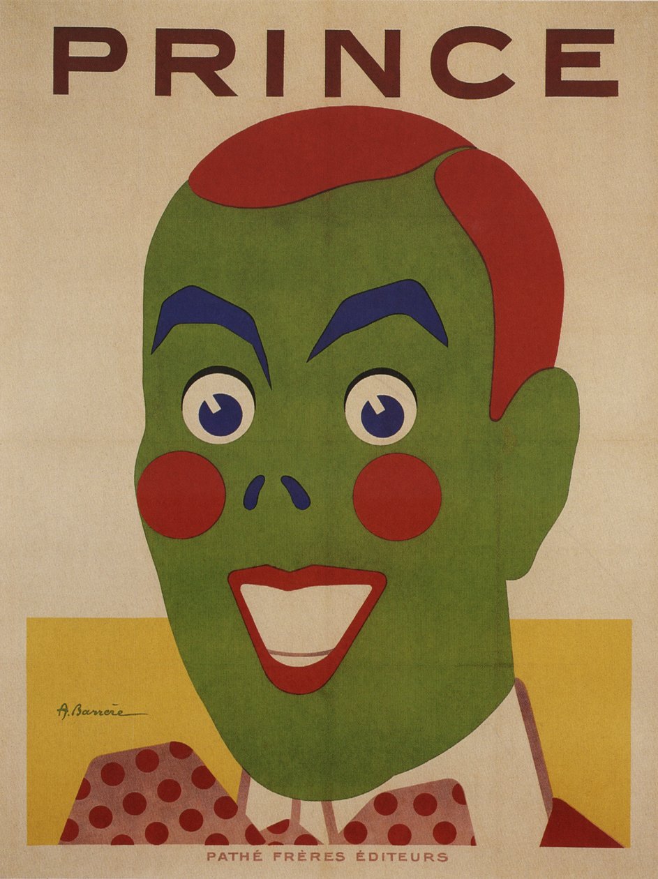 Príncipe, cartaz para Pathe Cinema (1912-1913) (cartaz) de Adrien Barrere