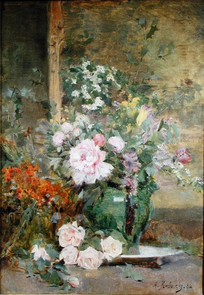 Natureza Morta com Flores de Adrien Karbowsky