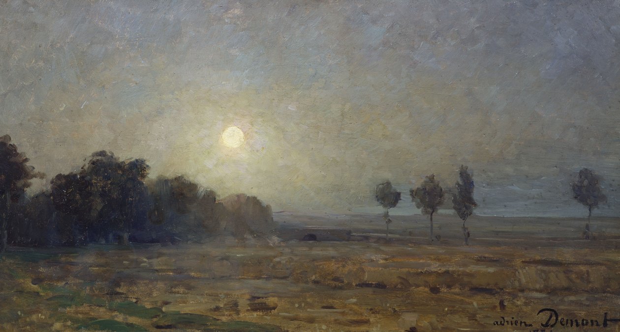 Estudo para o noivado, 1886 de Adrien Louis Demont