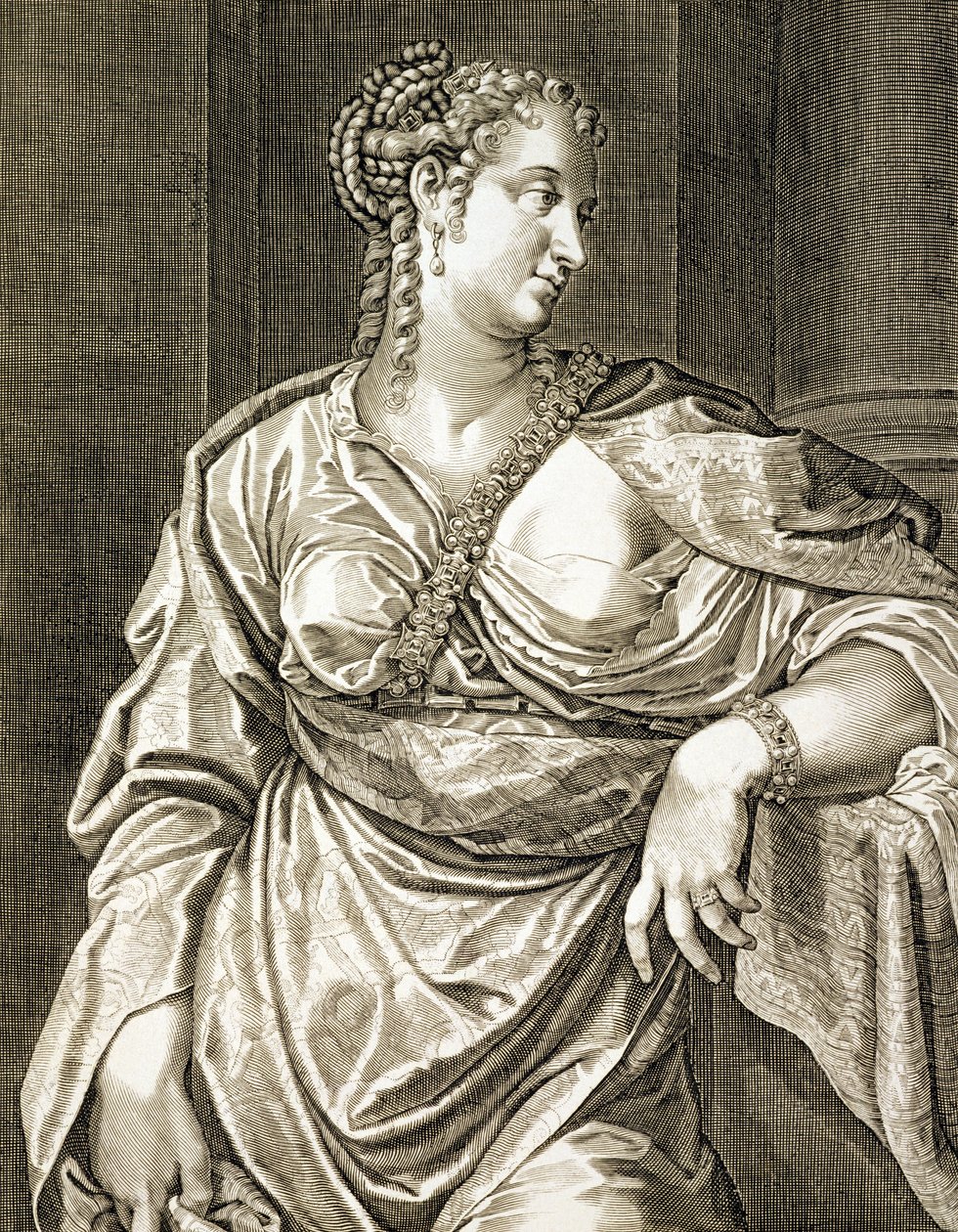 Esposa Agripina de Tibério de Aegidius Sadeler or Saedeler