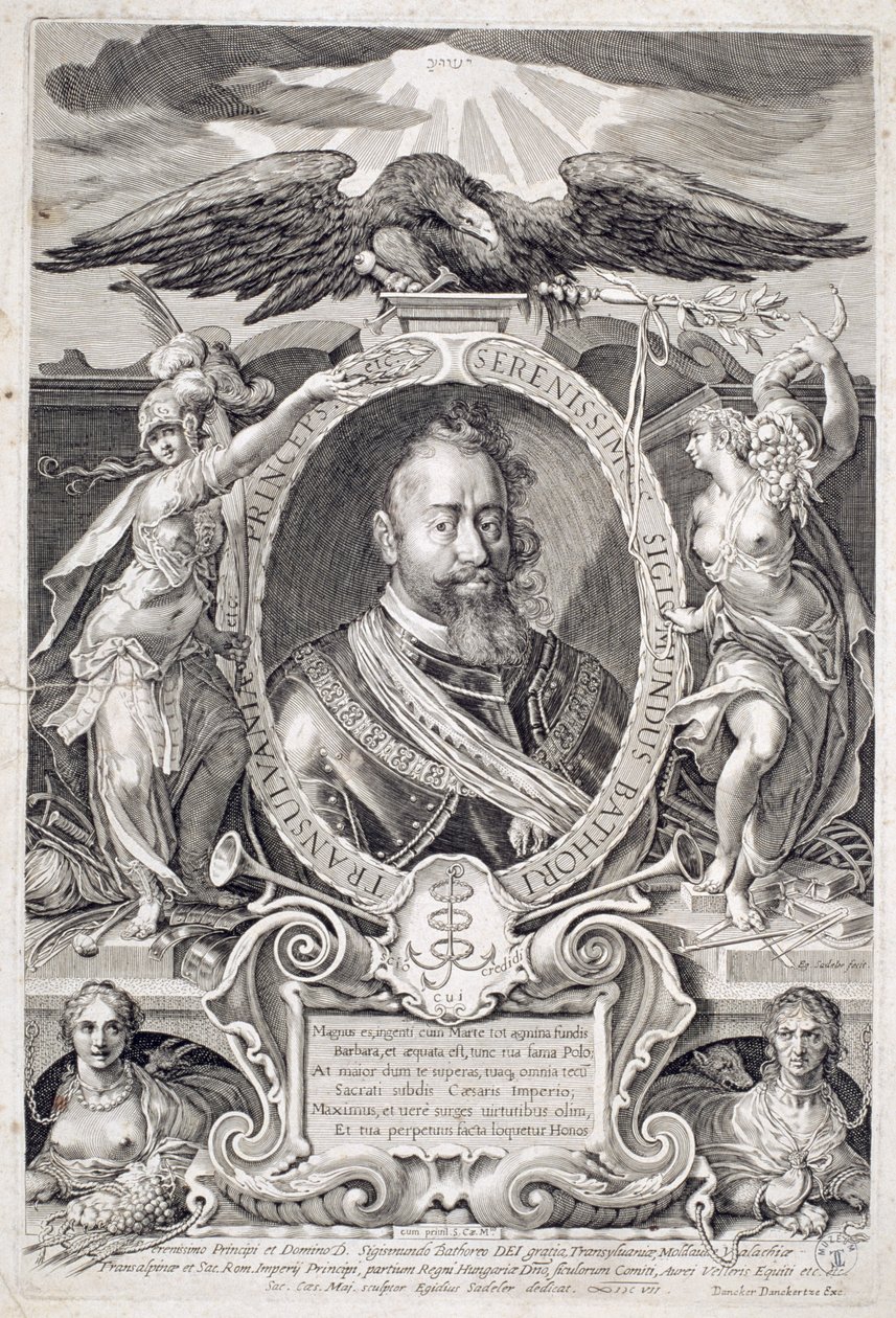 Sigismund Bathory (1572-1613) 1607 de Aegidius Sadeler or Saedeler