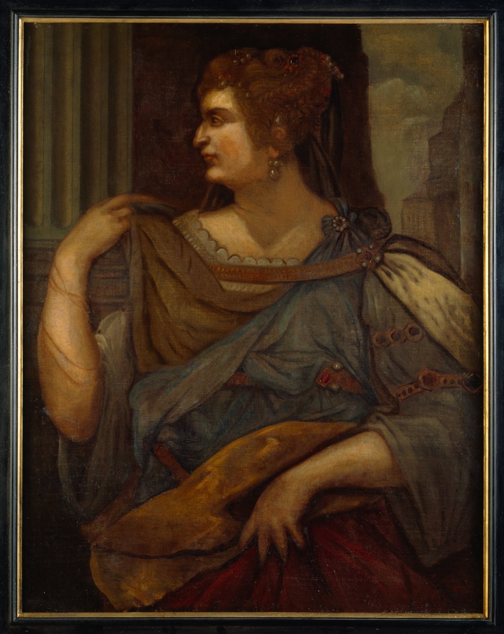 Domitia Longina (óleo sobre tela) de Aegidius (after) Sadeler or Saedeler