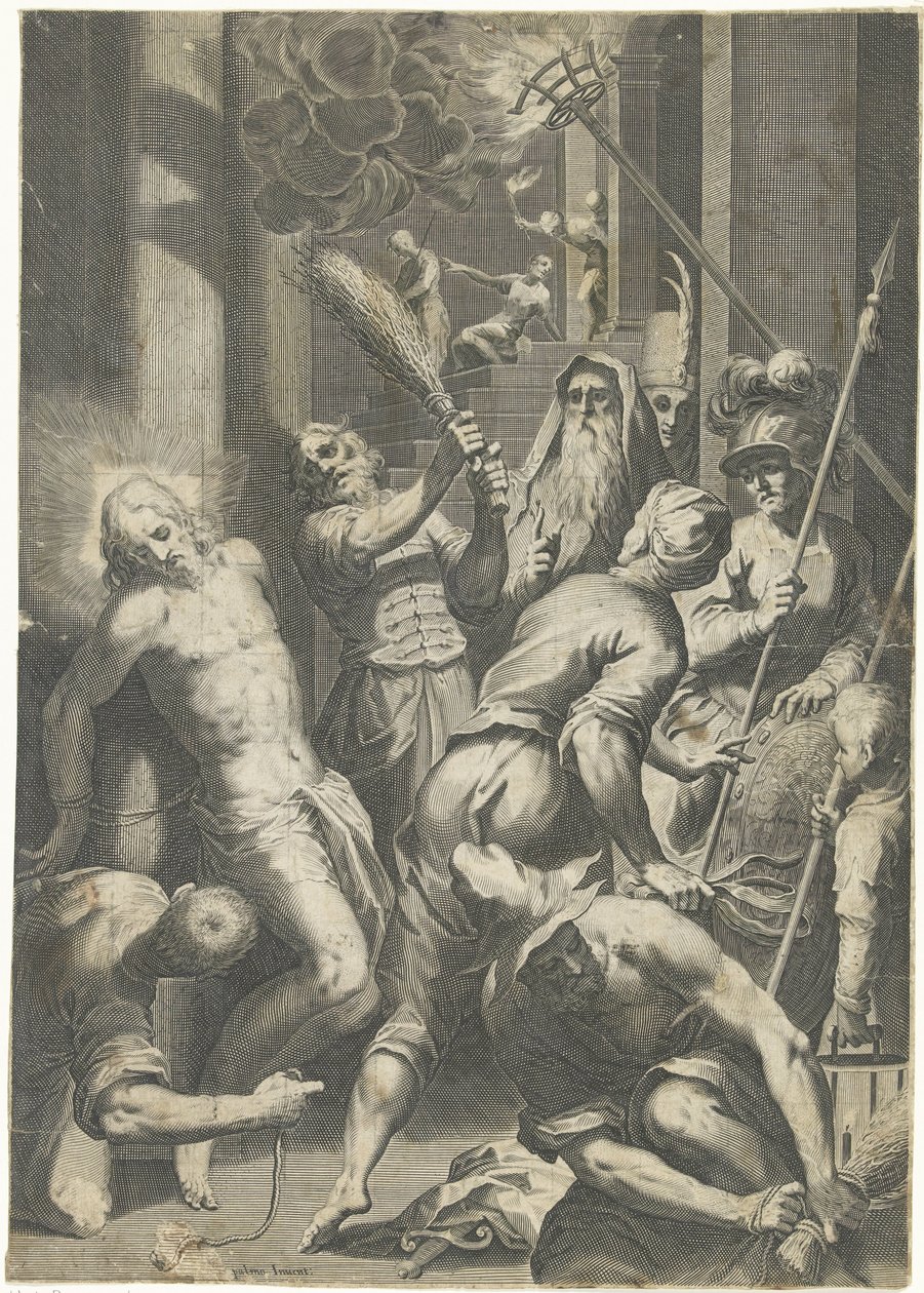 A flagelação de Cristo de Egidius  Sadeler (II)