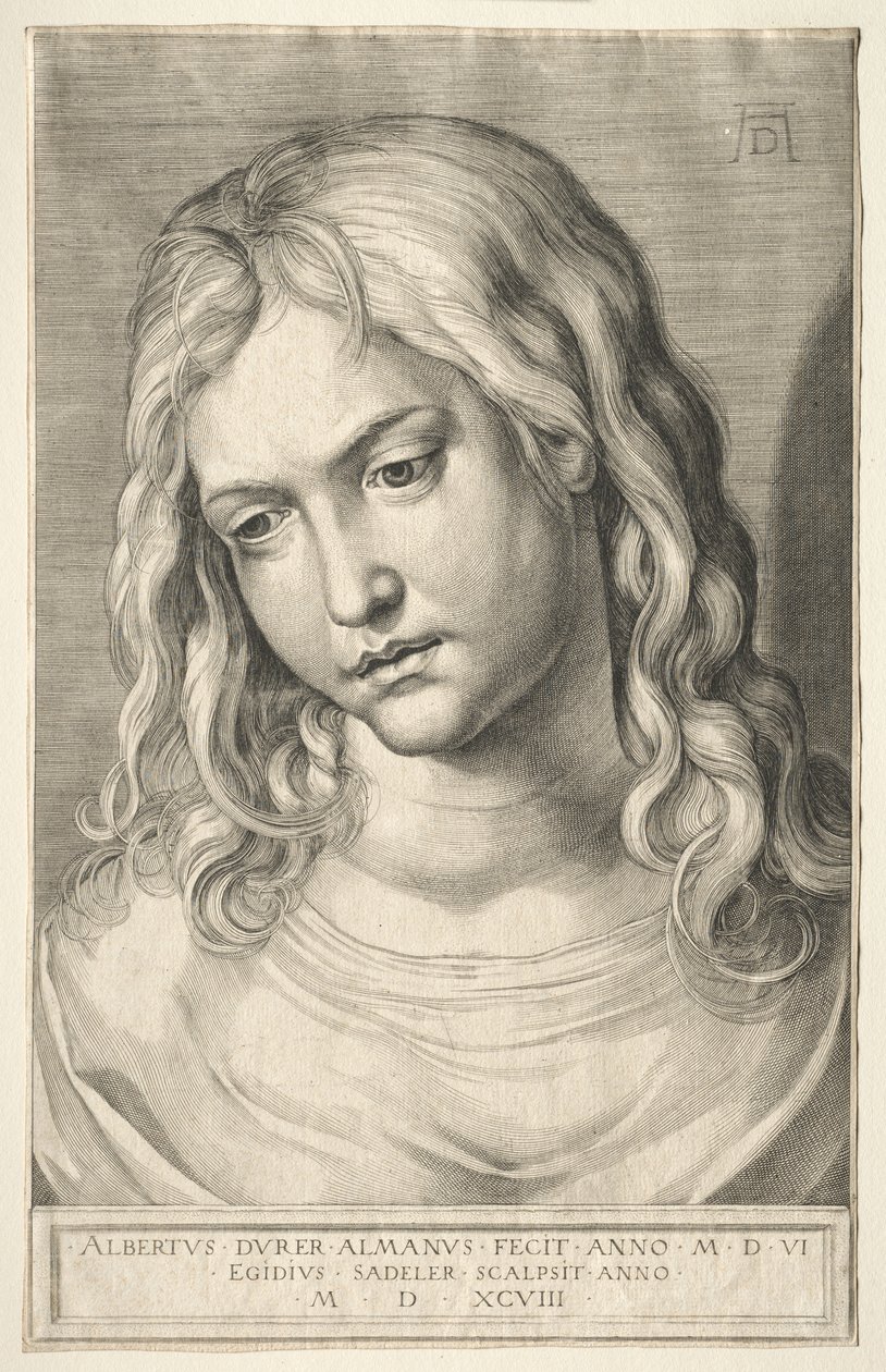 Cabeça Feminina de Aegidius Sadeler