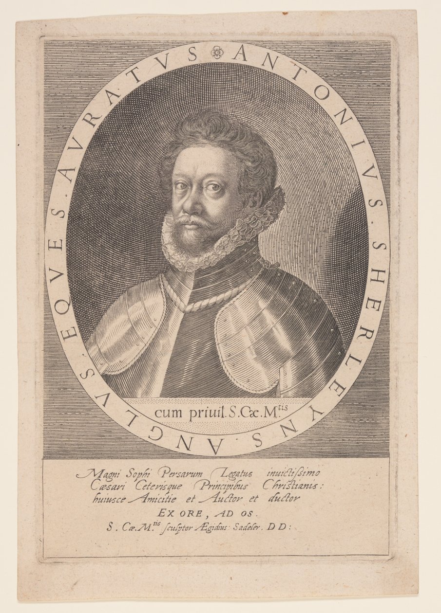 Anton Sherleyns, Embaixador na Pérsia de Aegidius Sadeler II