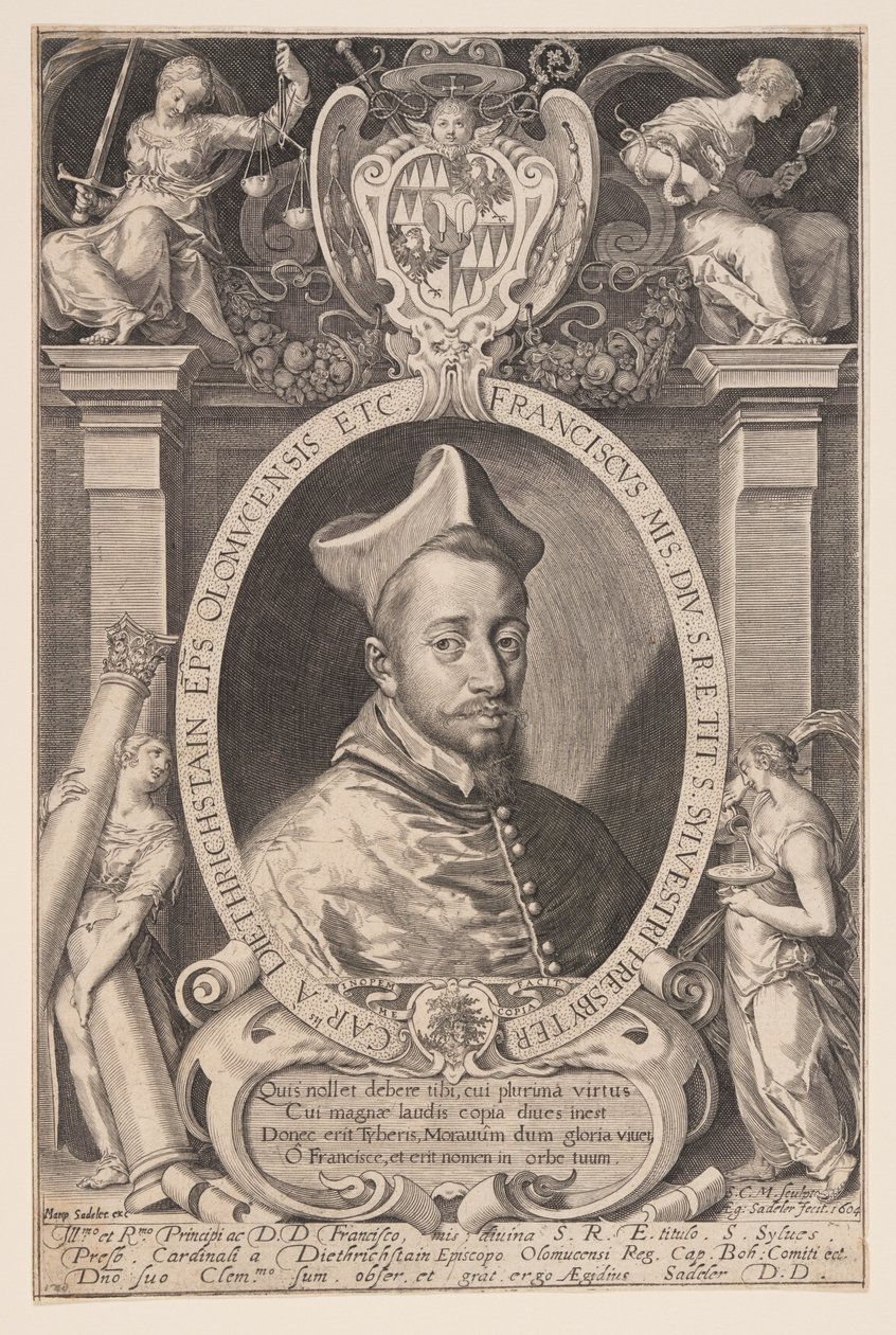 Franz von Dietrichstein, Bispo de Olmütz de Aegidius Sadeler II