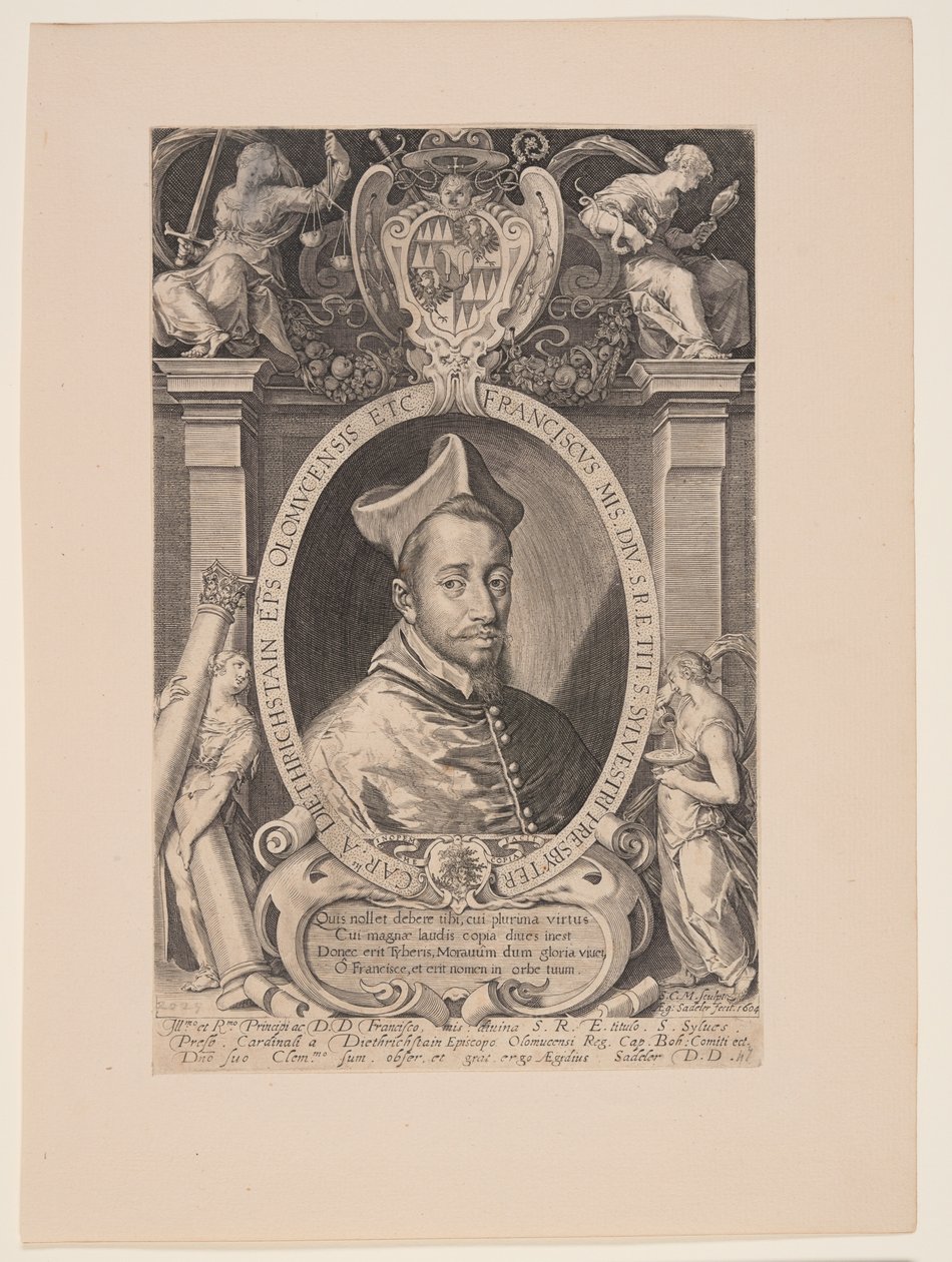 Franz von Dietrichstein, Bispo de Olmütz de Aegidius Sadeler II