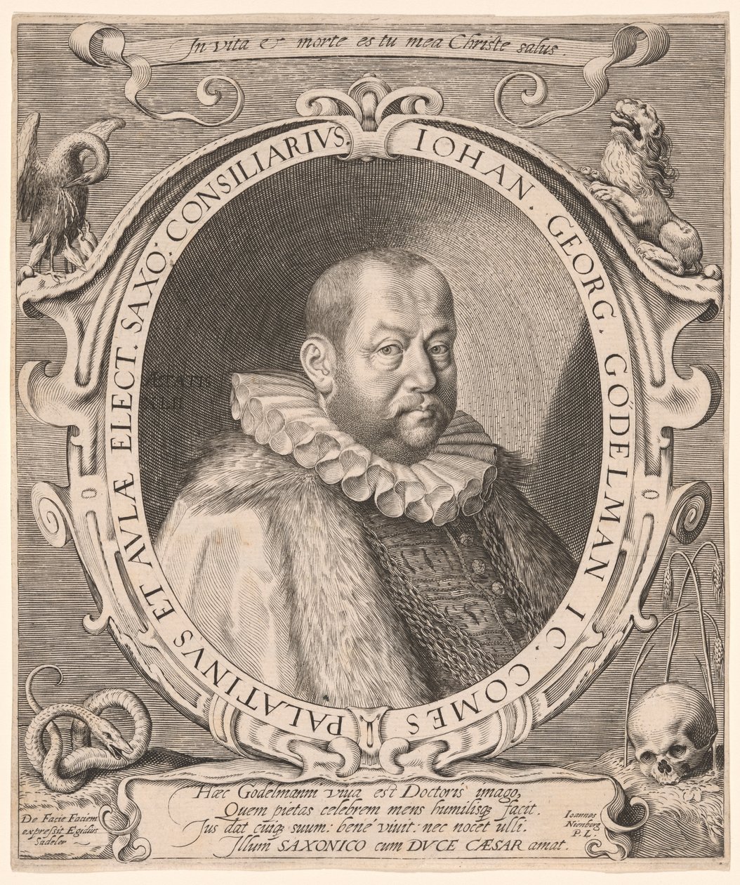 Johann Georg von Gödelmann, professor de Direito e diplomata de Aegidius Sadeler II