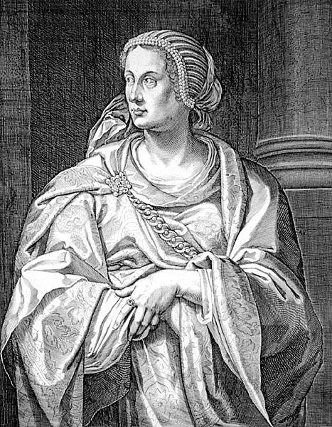 Albia Terenta, Mãe de Otho (gravura) de Aegidius Sadeler or Saedeler
