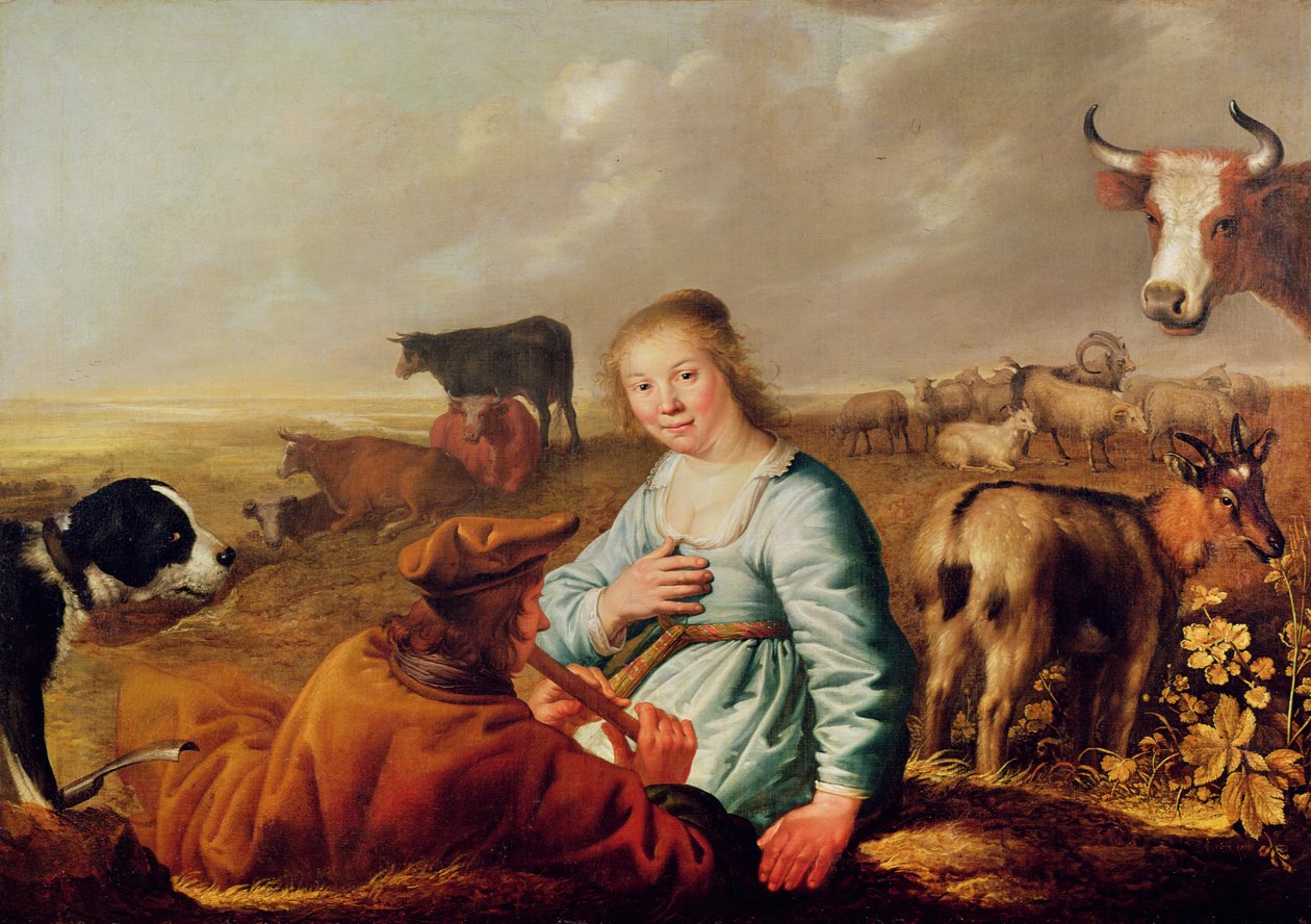 Cena pastoral de Aelbert Cuyp