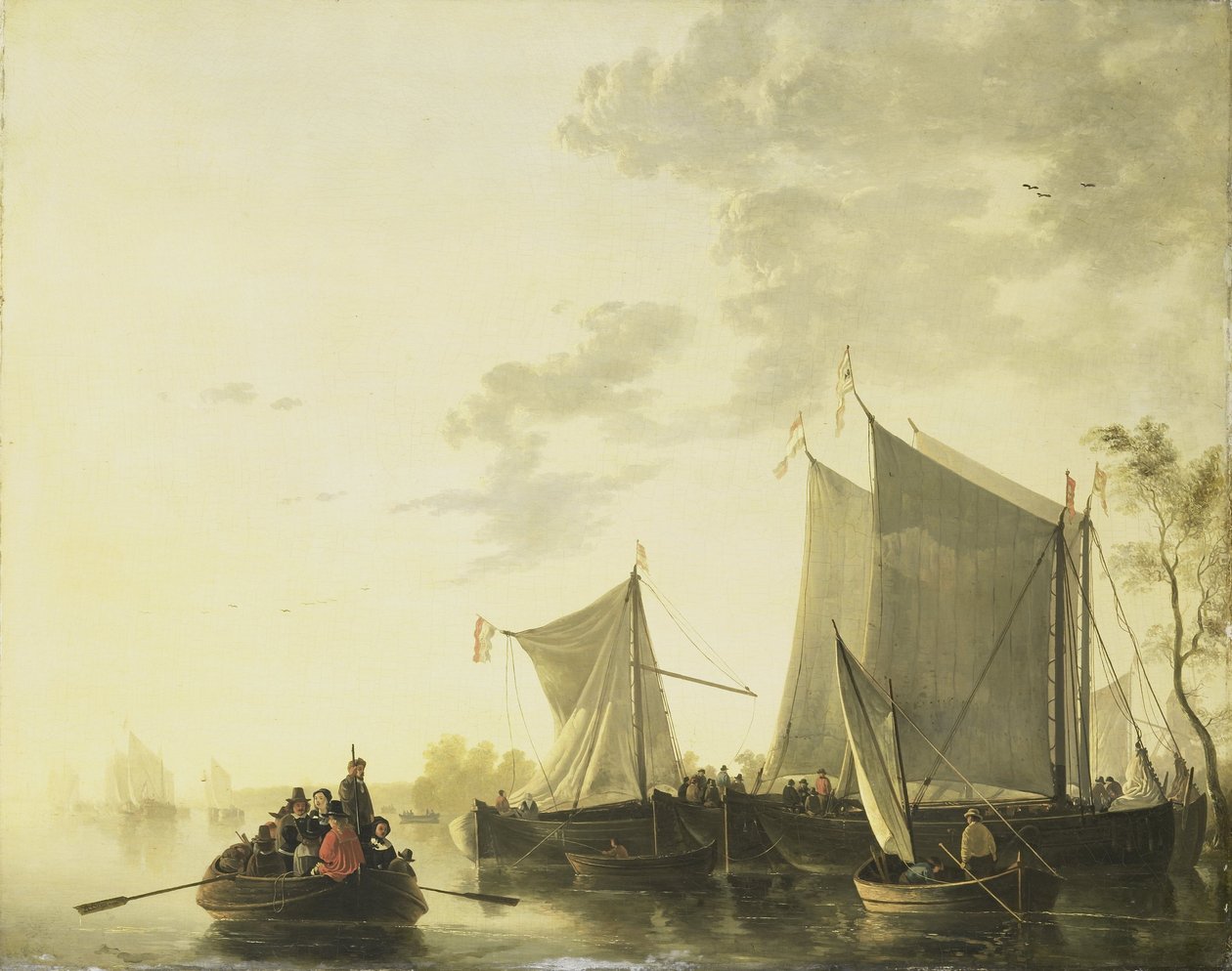 Vista do rio de Aelbert (after) Cuyp