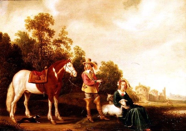 Granida e Daifilo de Aelbert (school of) Cuyp