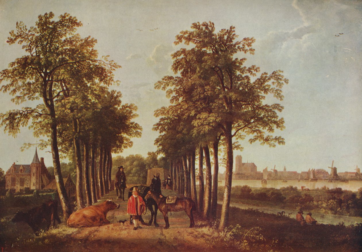 Avenida em Merdervort, c1650-1652, c1915 de Aelbert Cuyp