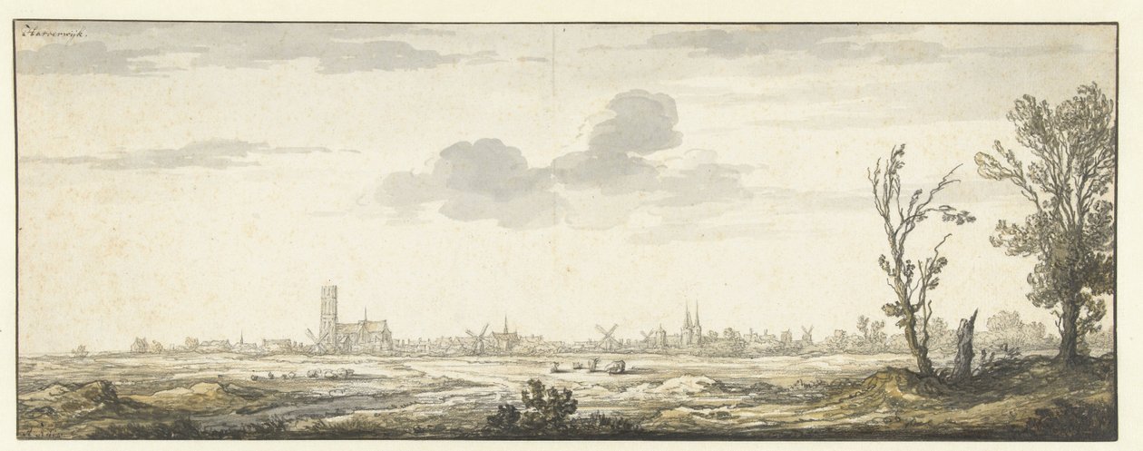 Vista de Harderwijk Harderwijk. (título no objeto) de Aelbert Cuyp