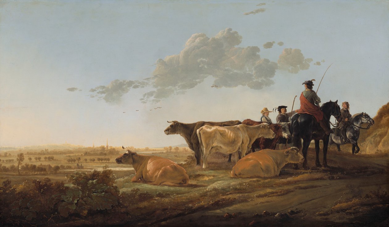Paisagem com pastores de Aelbert Cuyp