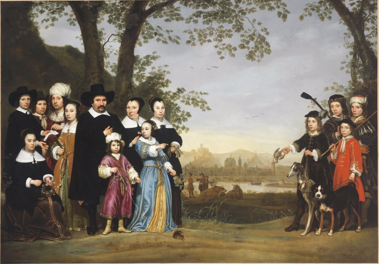 Retrato da família Sam de Aelbert Cuyp