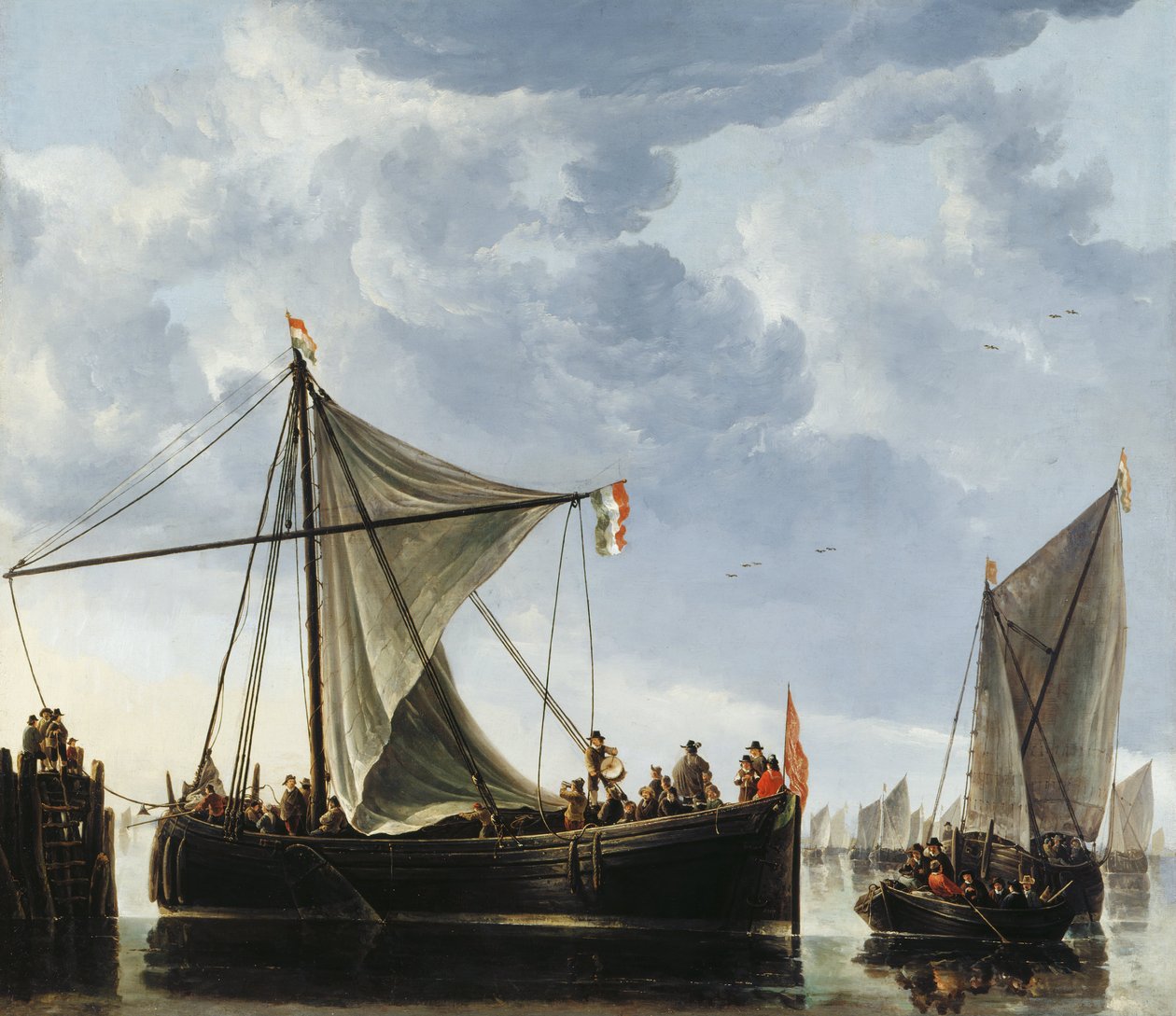 O barco da passagem de Aelbert Cuyp