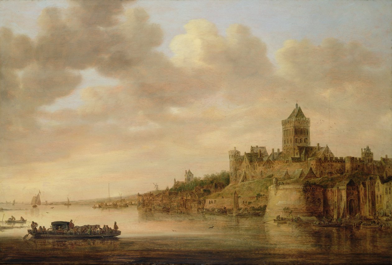 O Valkhof em Nijmegen, 1650 de Aelbert Cuyp