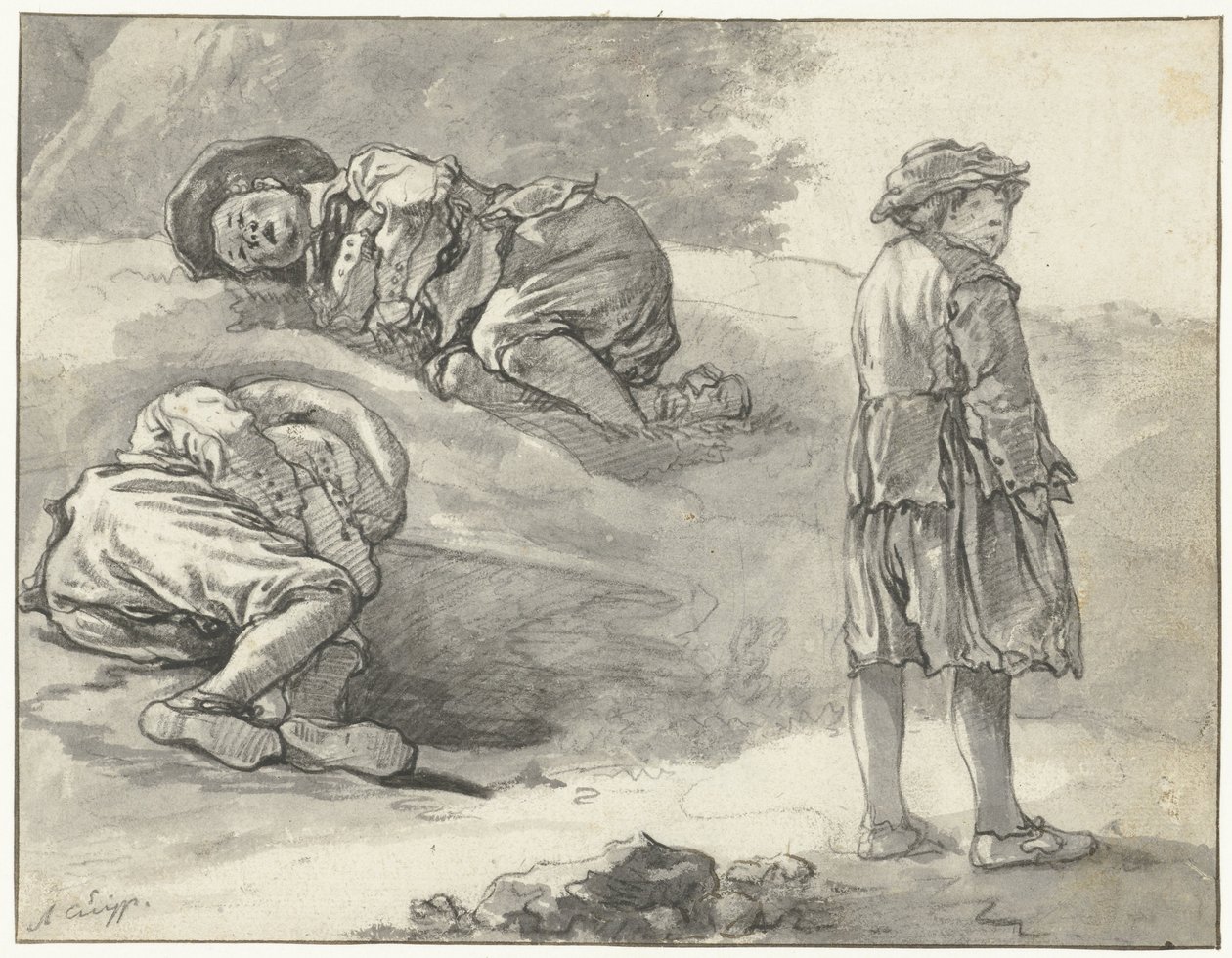 Três Estudos de um Pastorinho de Aelbert Cuyp