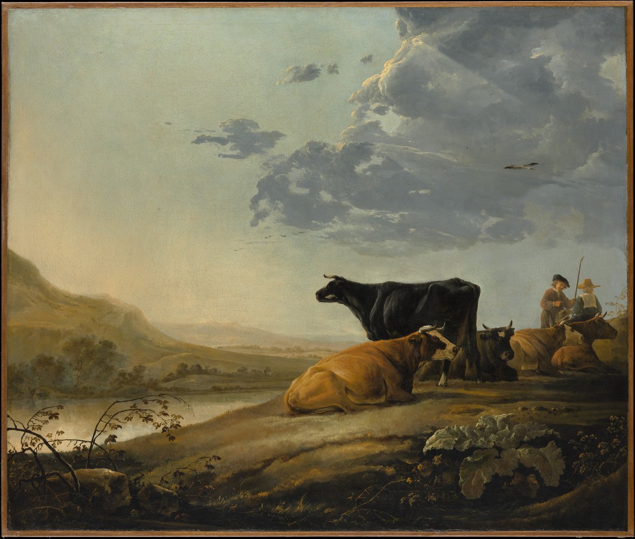 Jovens pastores com vacas de Aelbert Cuyp