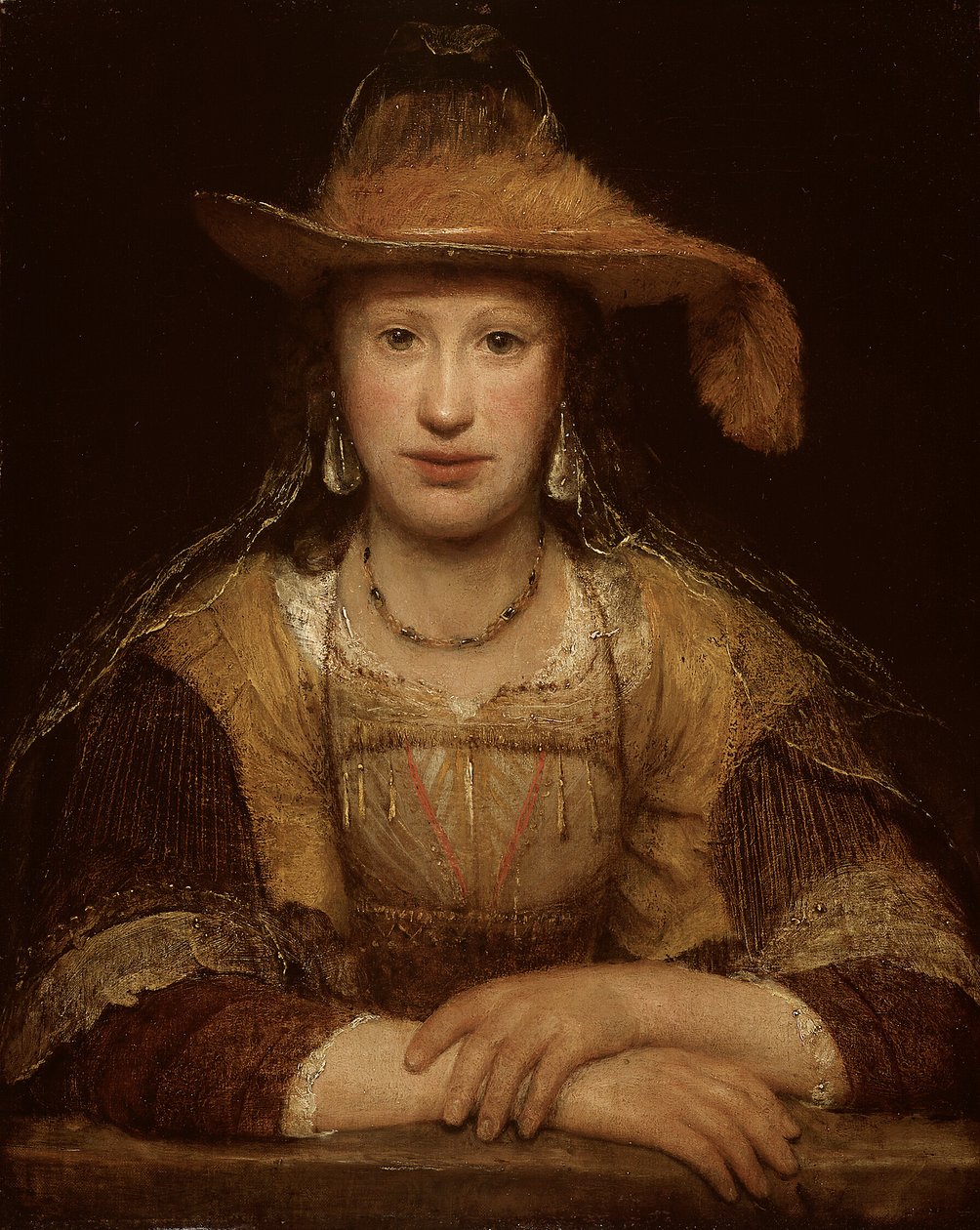 Retrato de uma jovem mulher de Aert de Gelder