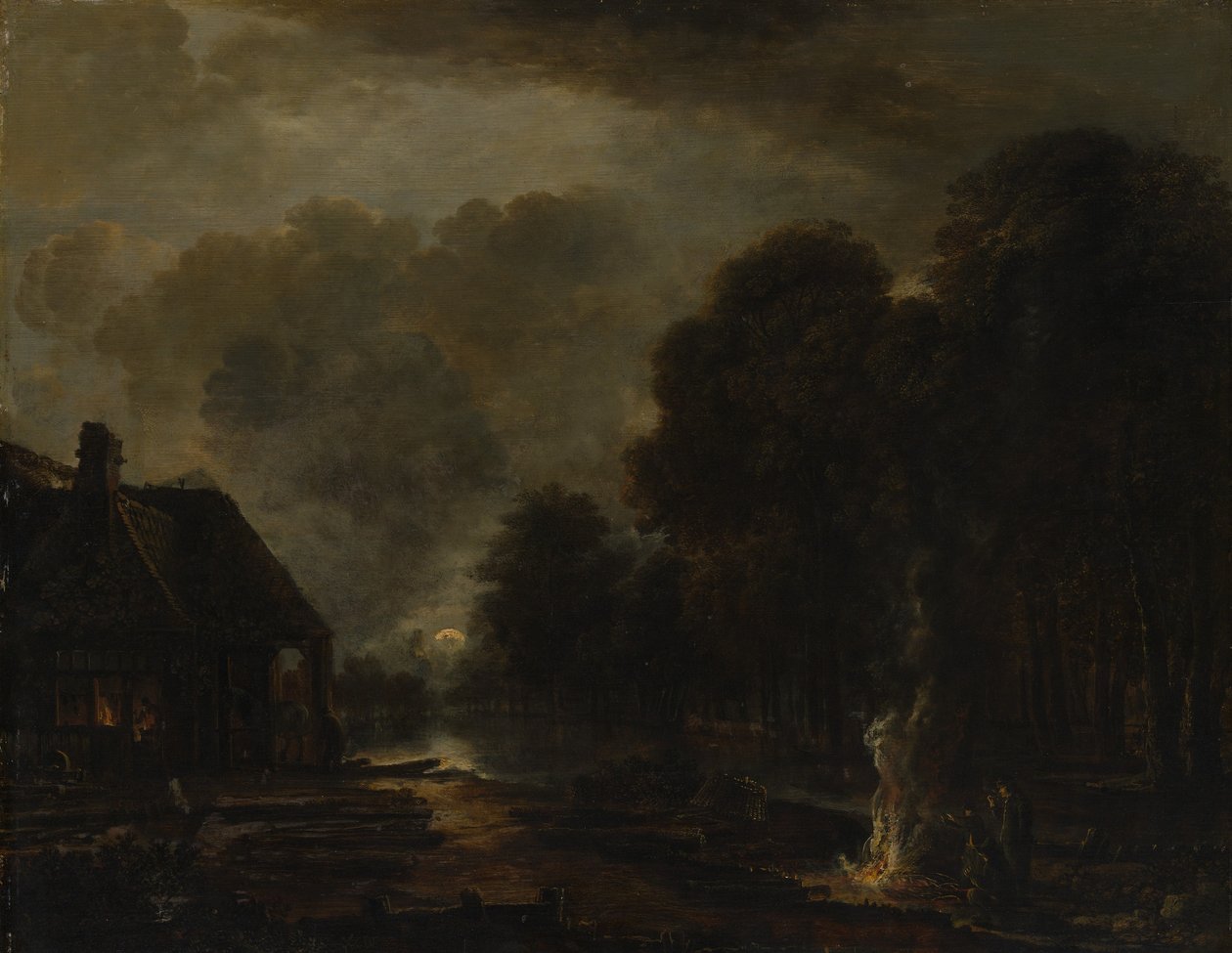 O Ferrador, início ou meados dos anos 1650. de Aert van der Neer
