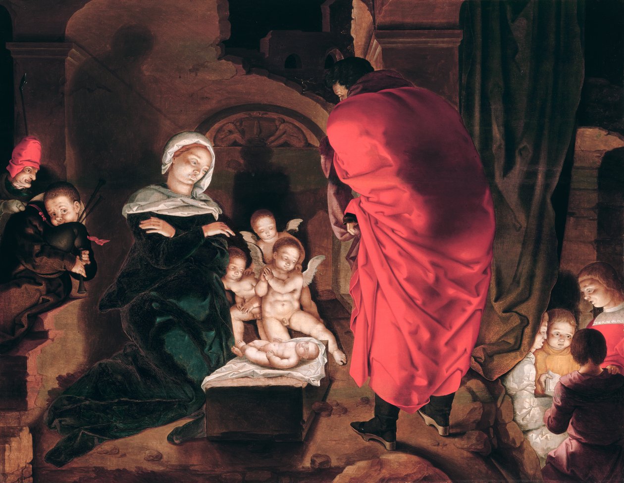 Véspera de natal de Aertgen Claesz van Leyden