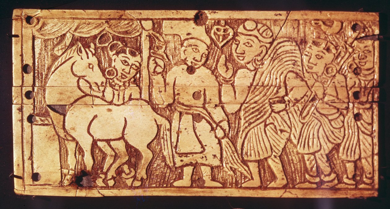 História do Mangala-asva do rei de Benares, de Begram de Afghan School