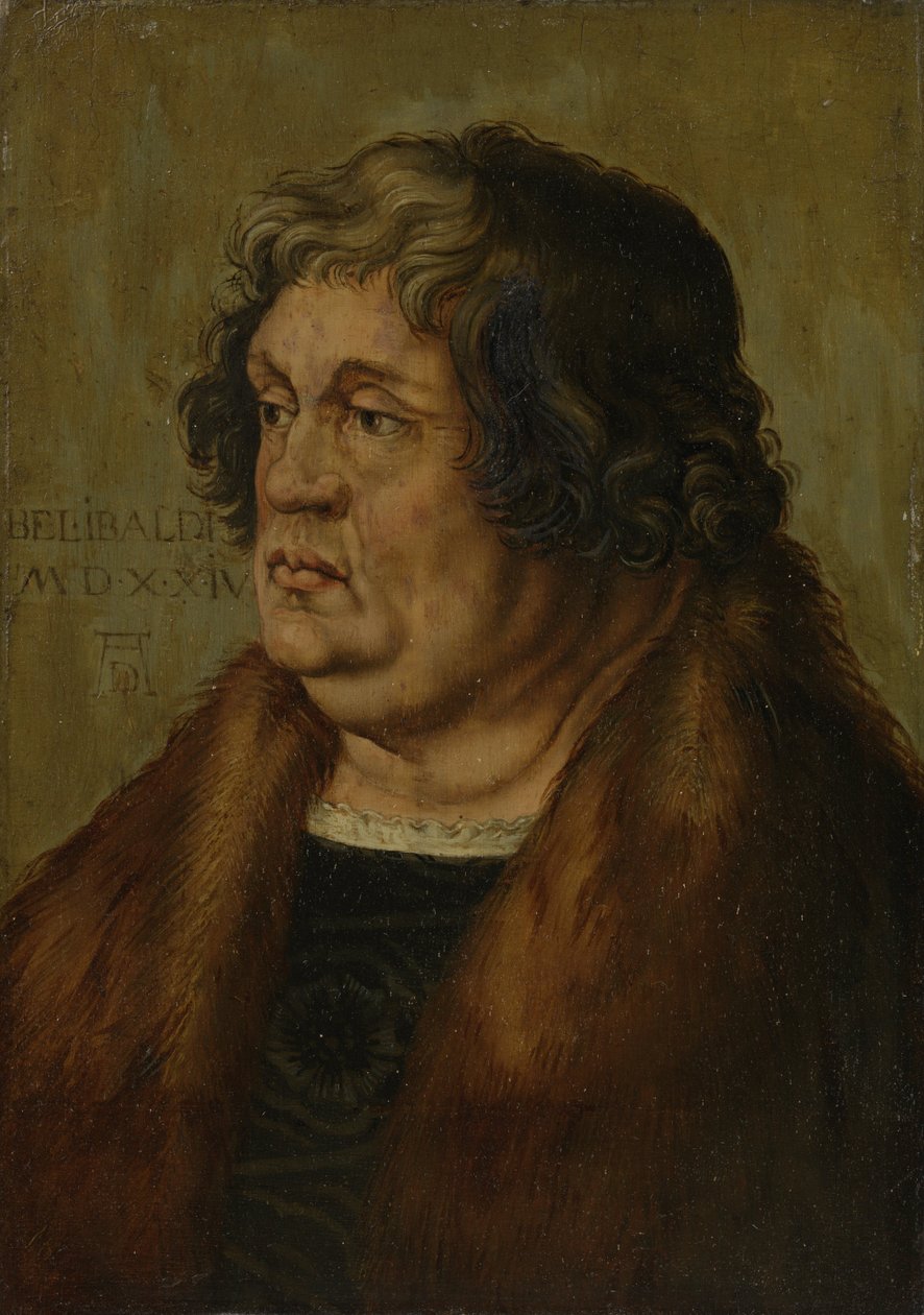 Retrato de Willibald Pirckheimer (1470-1530) de Albrecht Dürer