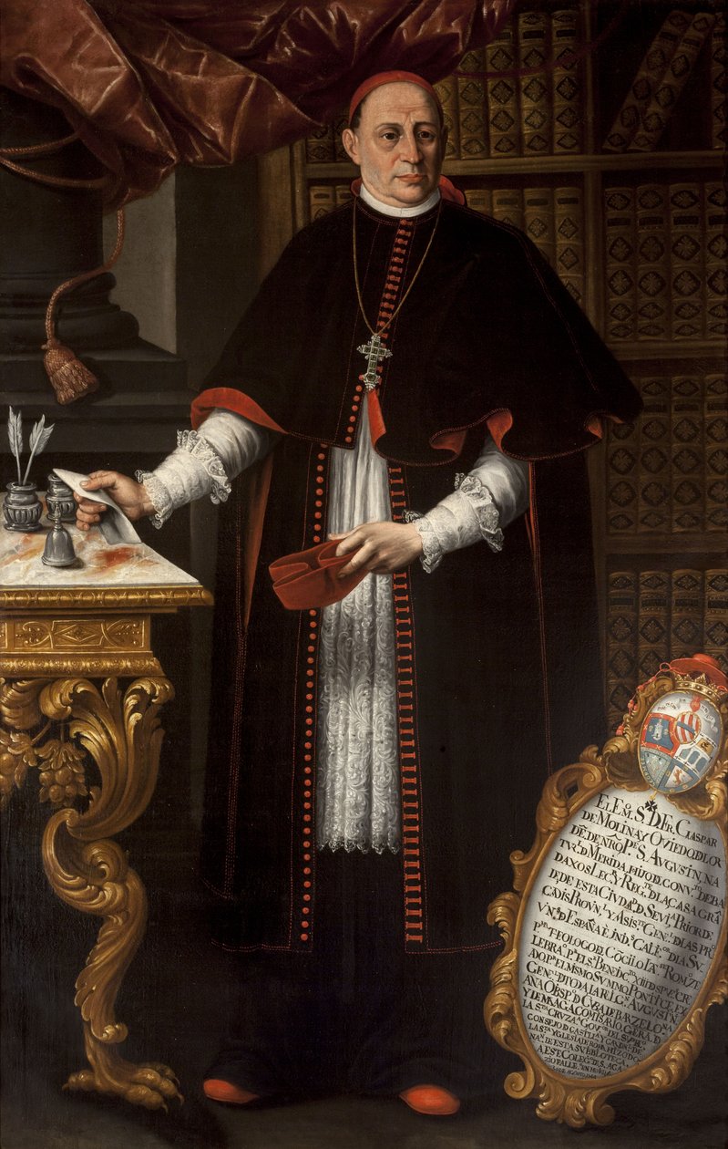 Cardeal Gaspar de Molina e Oviedo de After Alonso Miguel de Tovar