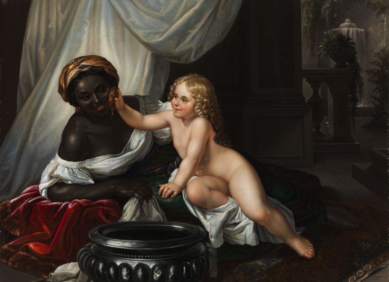 The Mohrenwäsche de After Carl Joseph Begas