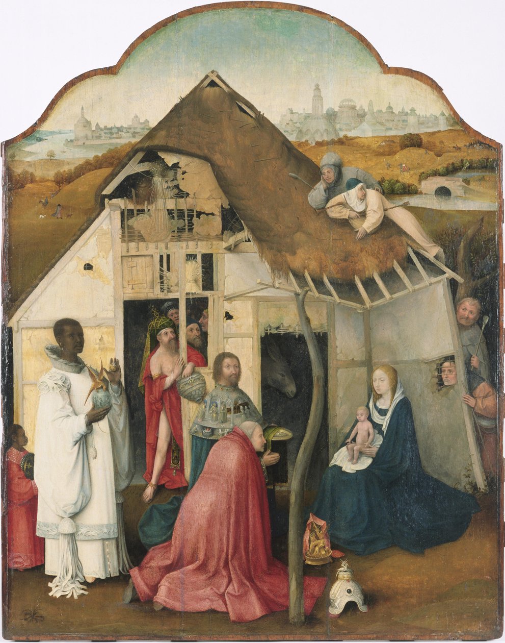 Adoração dos Magos de After Hieronymus Bosch
