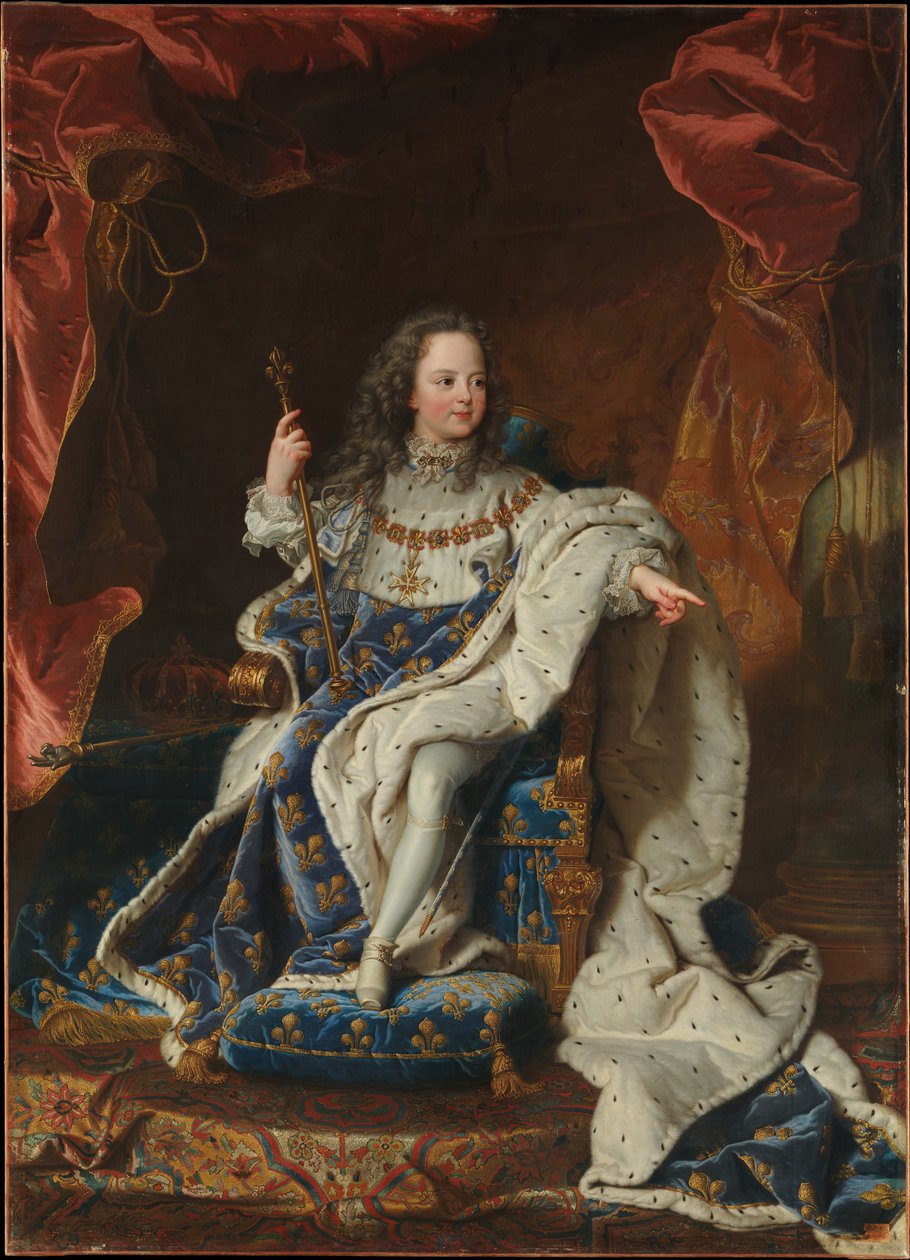 Luís XV da França, criança de After Hyacinthe Rigaud