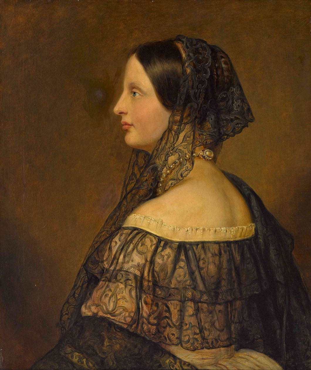 Princesa Auguste Ferdinande da Baviera, arquiduquesa de Áustria-Toscana de Joseph Carl Stieler