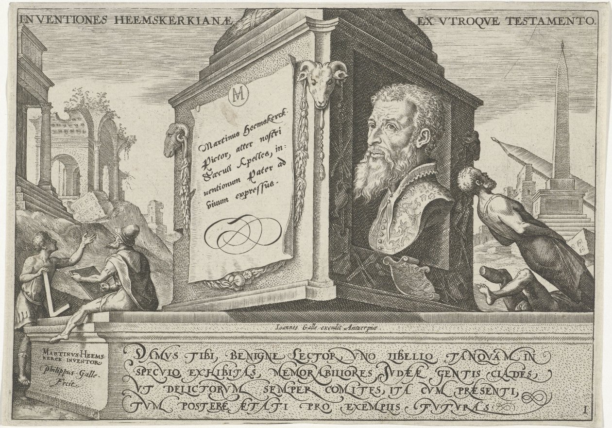 Os resultados de ambos os testamentos Heemskerkianiae de Philip Galle