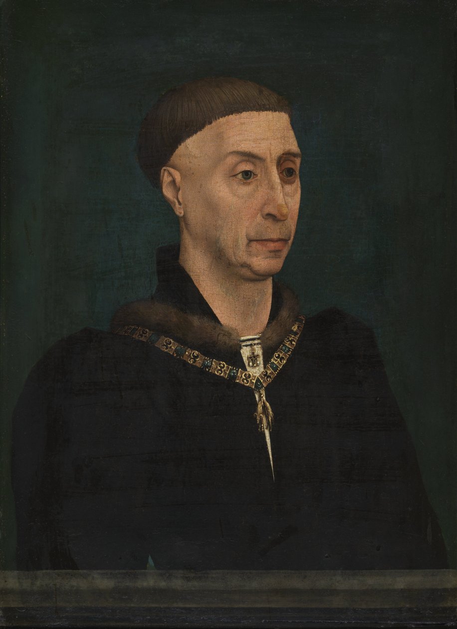 Retrato de Filipe o Bom (1396-1467) de Rogier van der Weyden