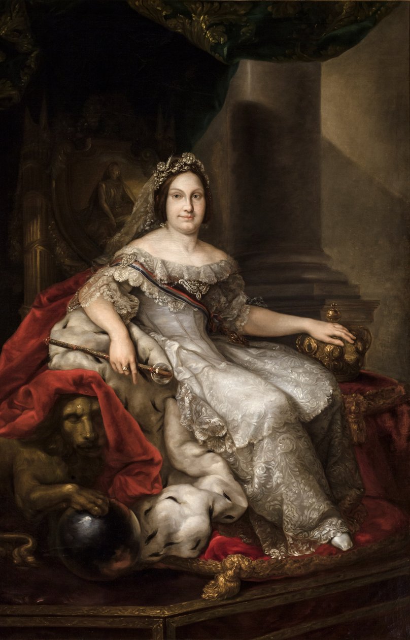 Rainha Elizabeth II da Espanha de After Vicent López Portaña