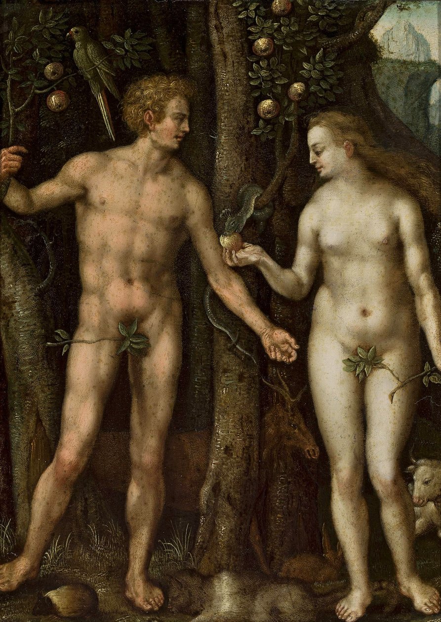 Polaco:  Adam i Ewa Adão e Eva de After Albrecht Dürer