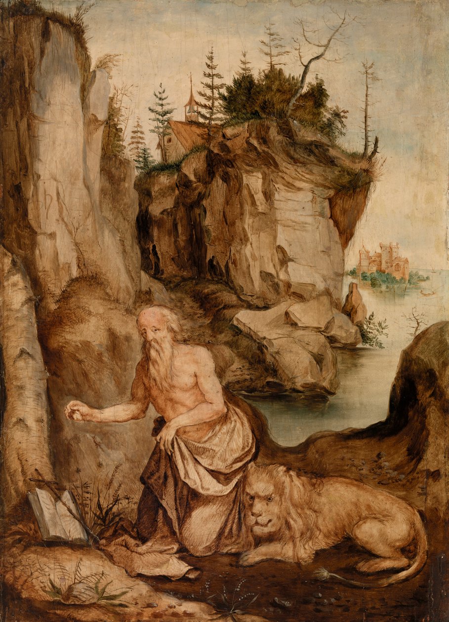 São Jerónimo e o Leão de After Albrecht Dürer