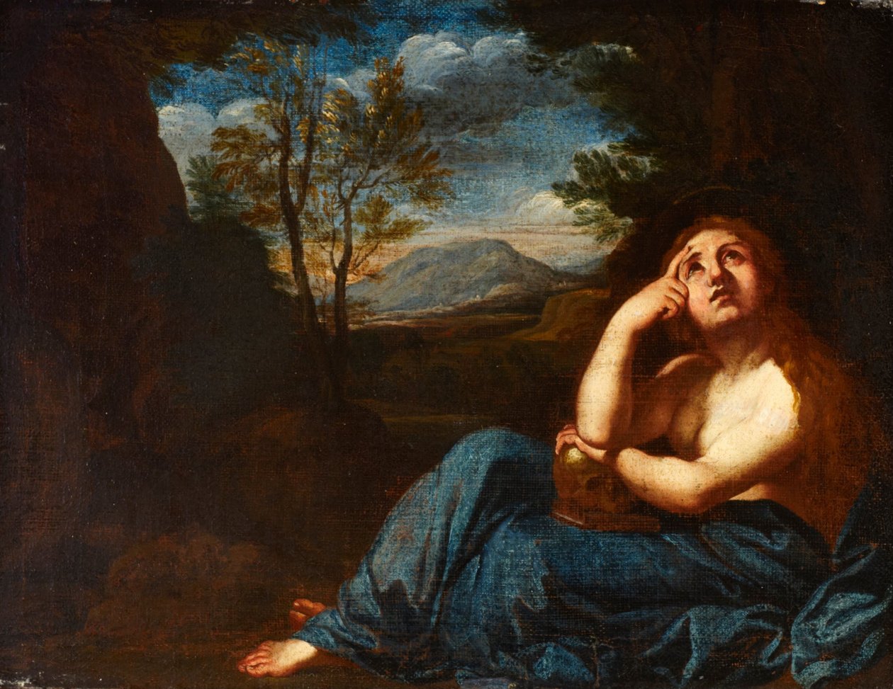 Magdalen de After Annibale Carracci