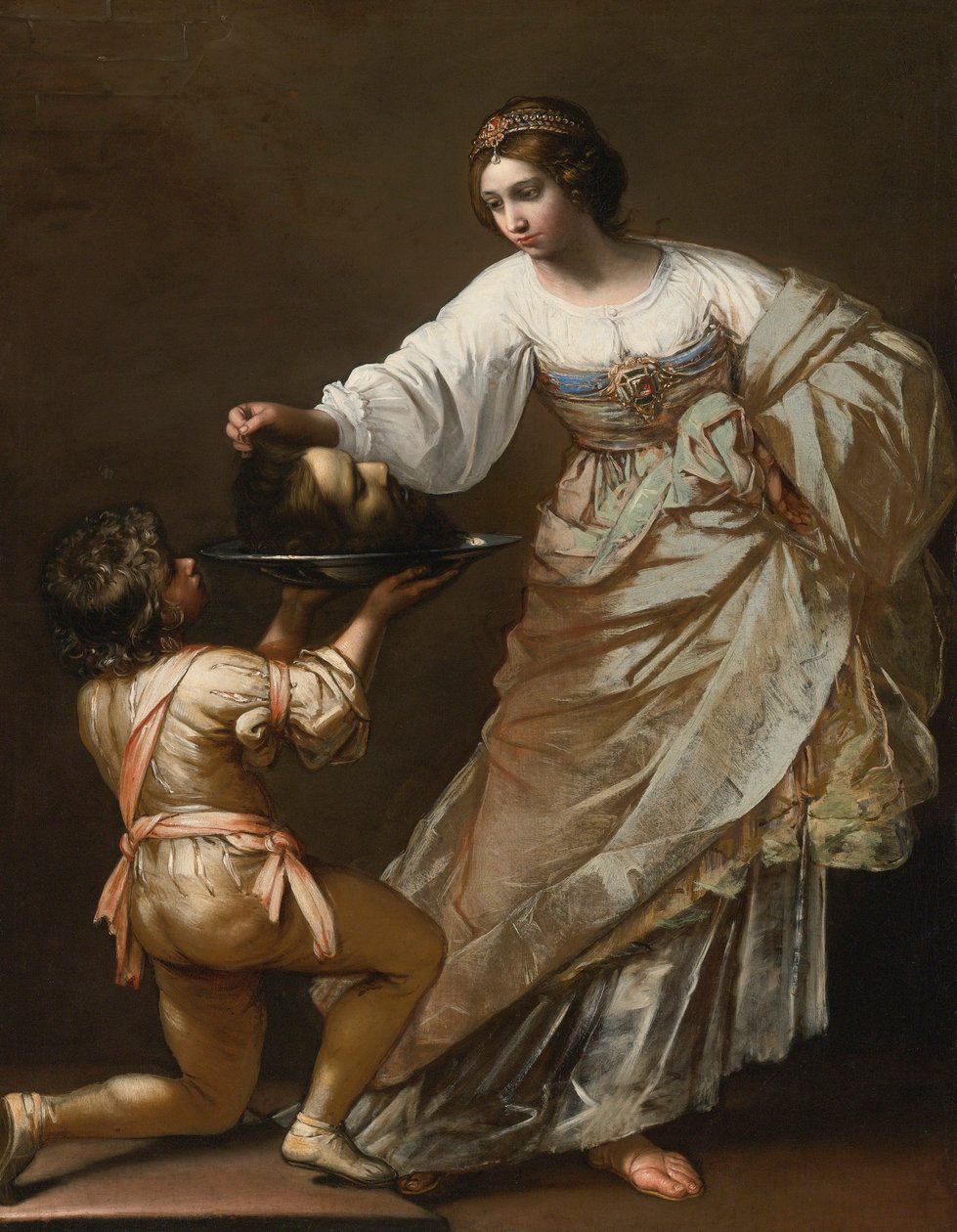Salomé com a cabeça de João Batista de after Guido Reni