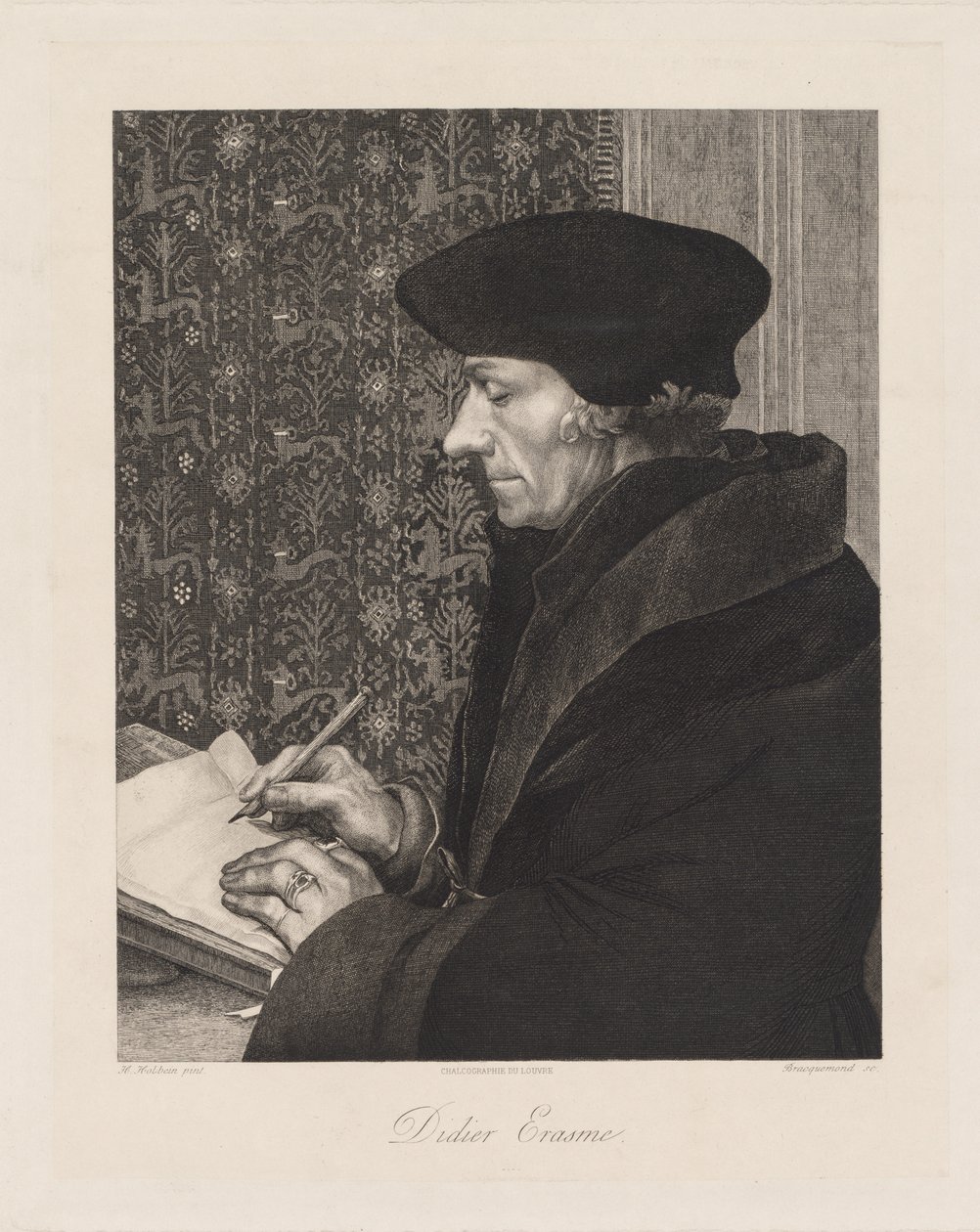 Erasmus (Didier Erasme) de After Hans Holbein