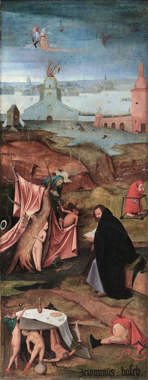 A tentação de Santo António de After Hieronymus Bosch