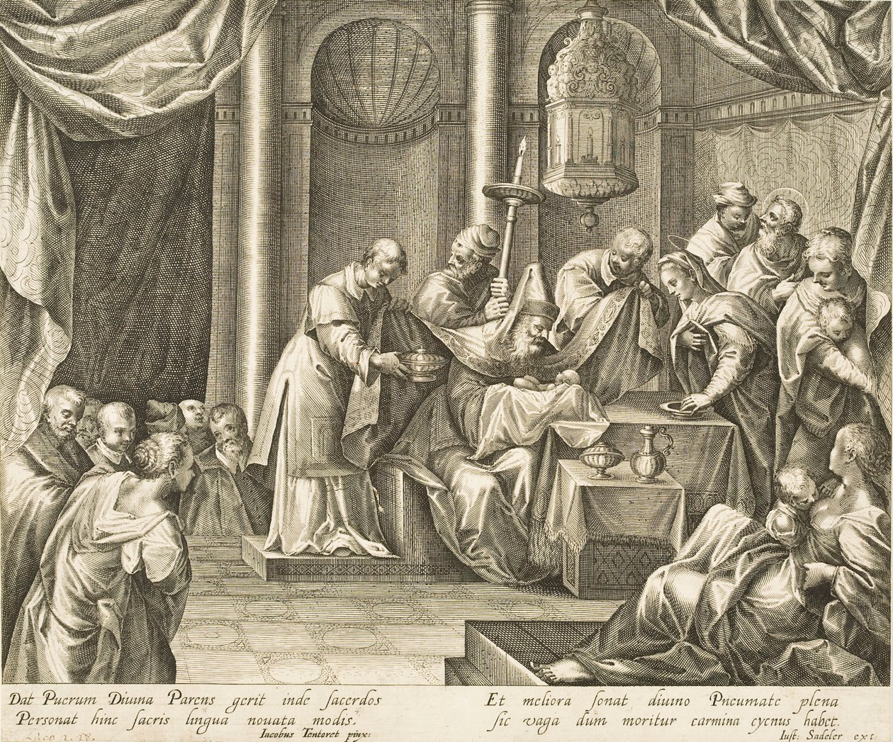 A circuncisão de Cristo de after Jacopo Tintoretto