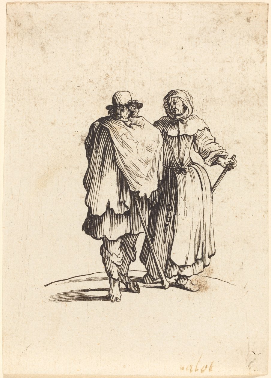 casal mendigo de After Jacques Callot